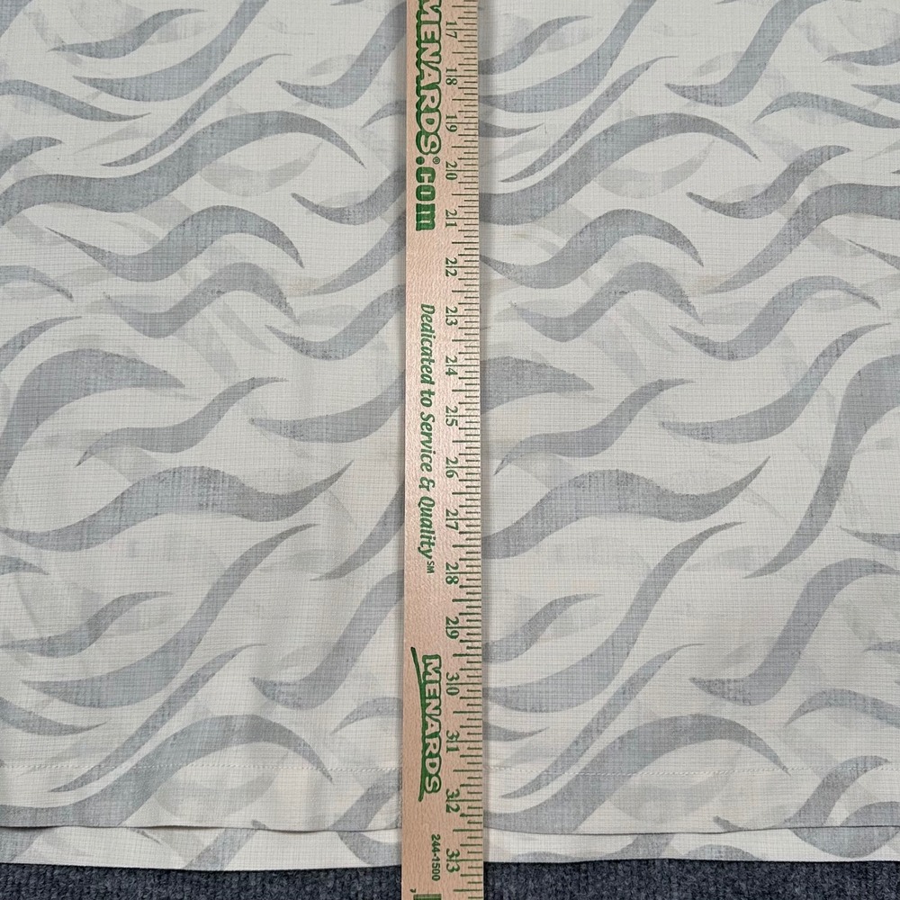 Tommy Bahama Island Zone Shirt Mens 3XL Gray Ivory/Cream Silk Blend Wave Print - Picture 7 of 8